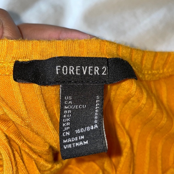 Forever 21 S Cute yellow fashion top - Picture 3 of 4
